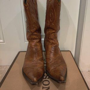 Women's Stetson Leather Cowgirl Boots 11M